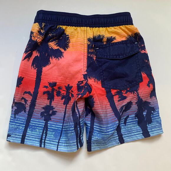 Cat & Jack Rash Guard & Palm Tree Swim Bottoms Trunks Set - Picture 3 of 3